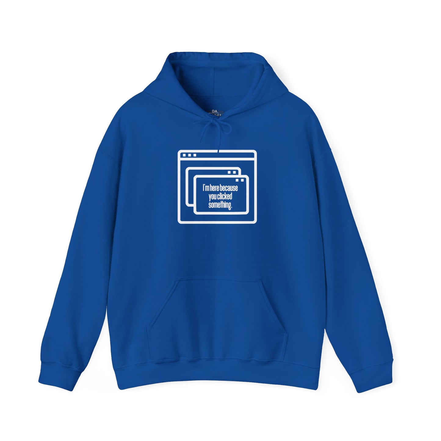 Black -CLICKED Unisex Hoodie - Perfect Gift for Tech Lovers