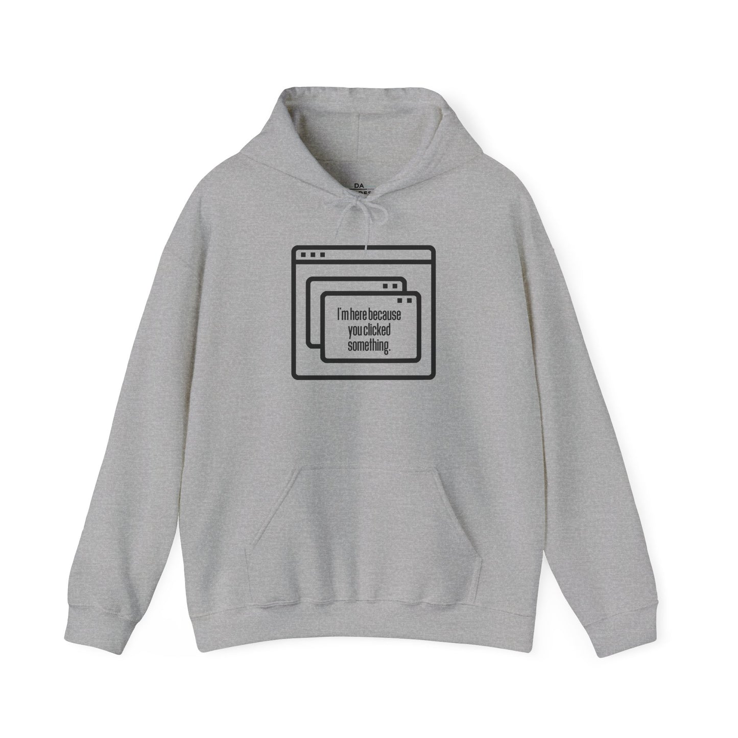 Clicked Unisex Hoodie with Gamer Design - Perfect Gift for Tech Lovers