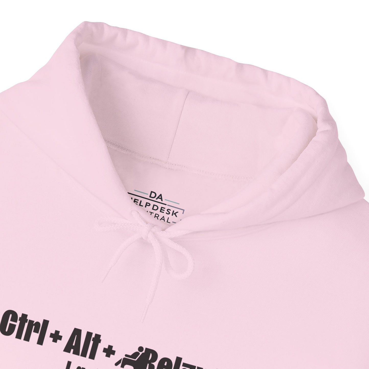 CTRL + ALT + RELAX Unisex Hoodie - Perfect Gift for Tech Lovers