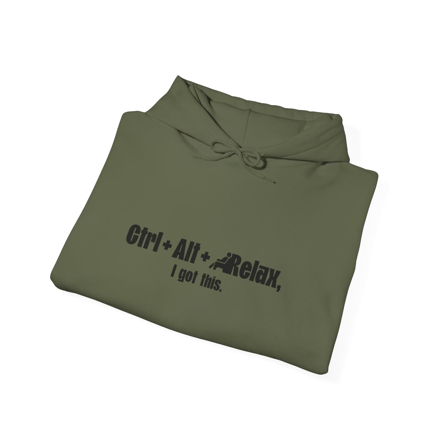 CTRL + ALT + RELAX Unisex Hoodie - Perfect Gift for Tech Lovers