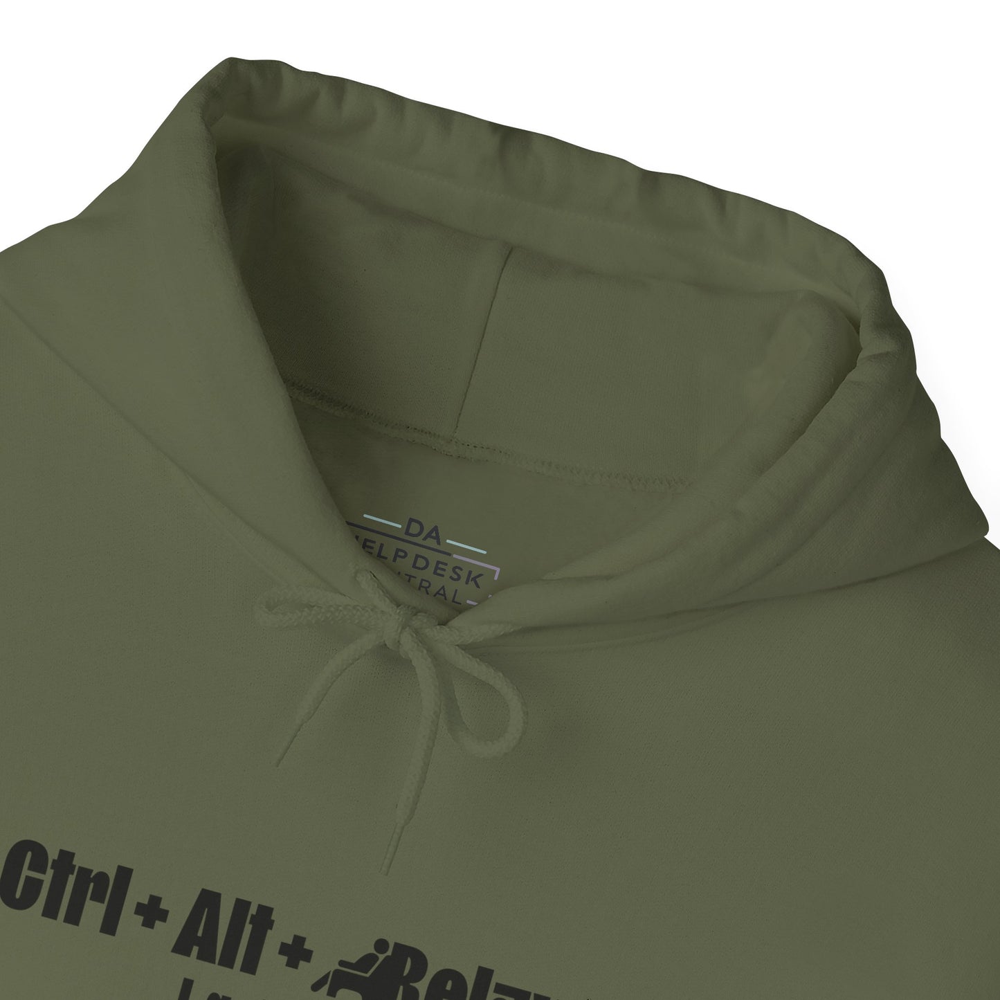 CTRL + ALT + RELAX Unisex Hoodie - Perfect Gift for Tech Lovers