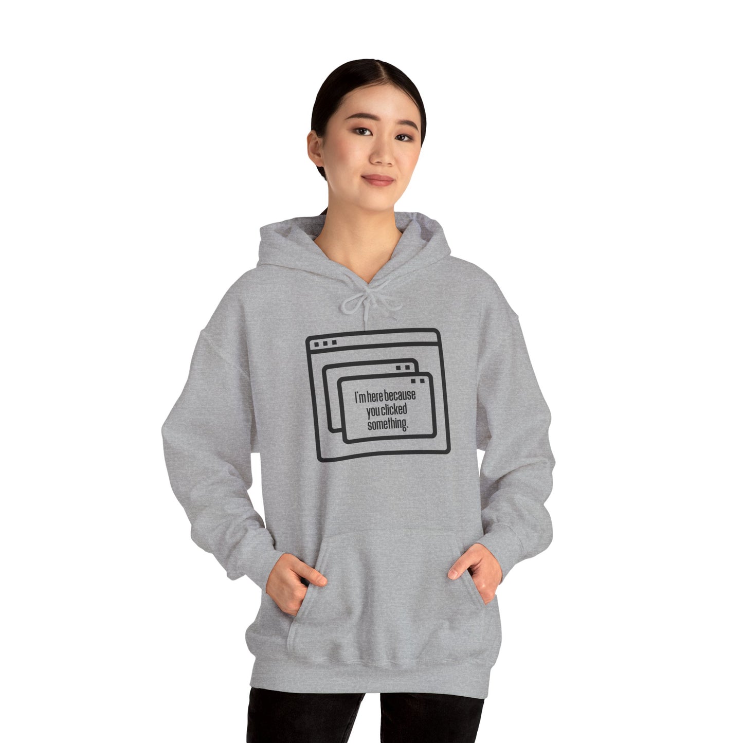 Clicked Unisex Hoodie with Gamer Design - Perfect Gift for Tech Lovers