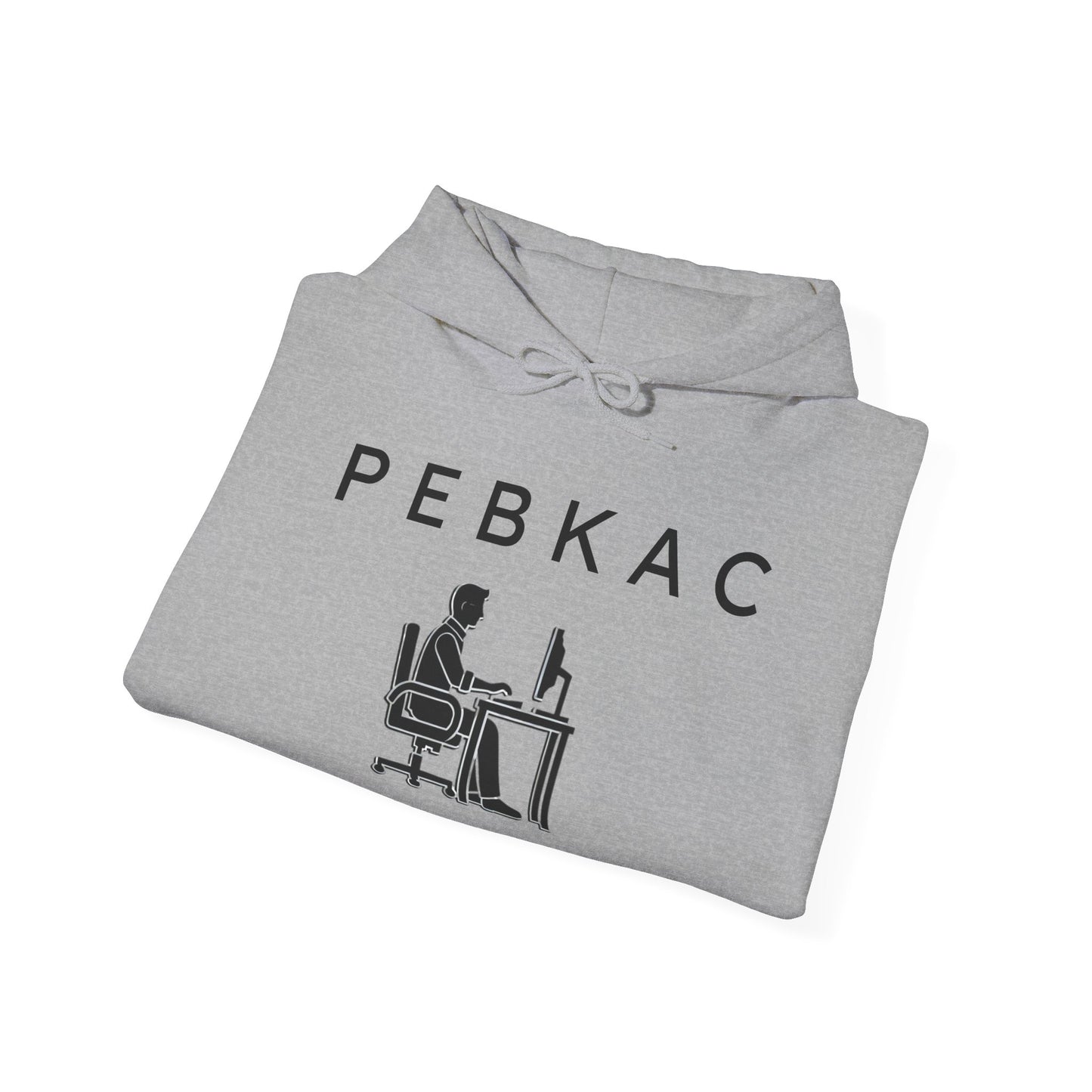 PEBKAC Unisex Hoodie with Gamer Design - Perfect Gift for Tech Lovers