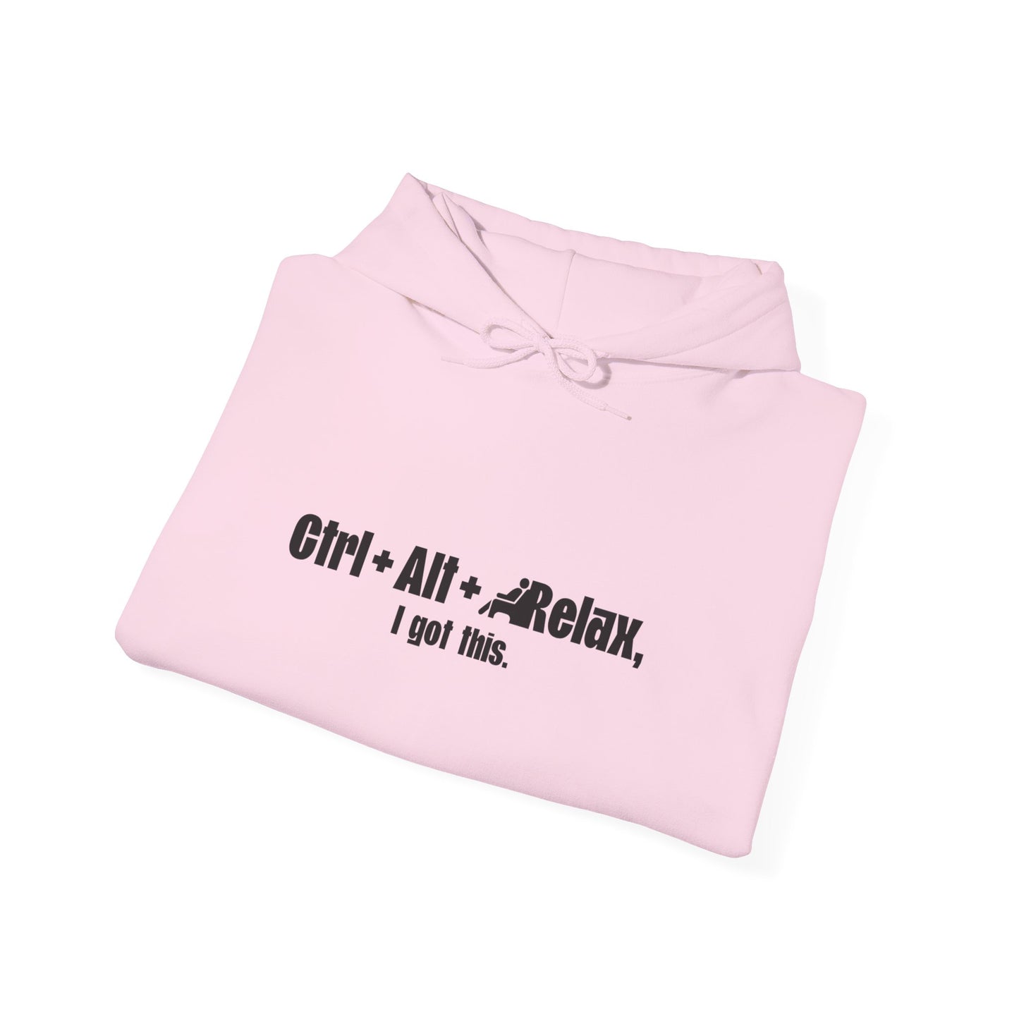 CTRL + ALT + RELAX Unisex Hoodie - Perfect Gift for Tech Lovers