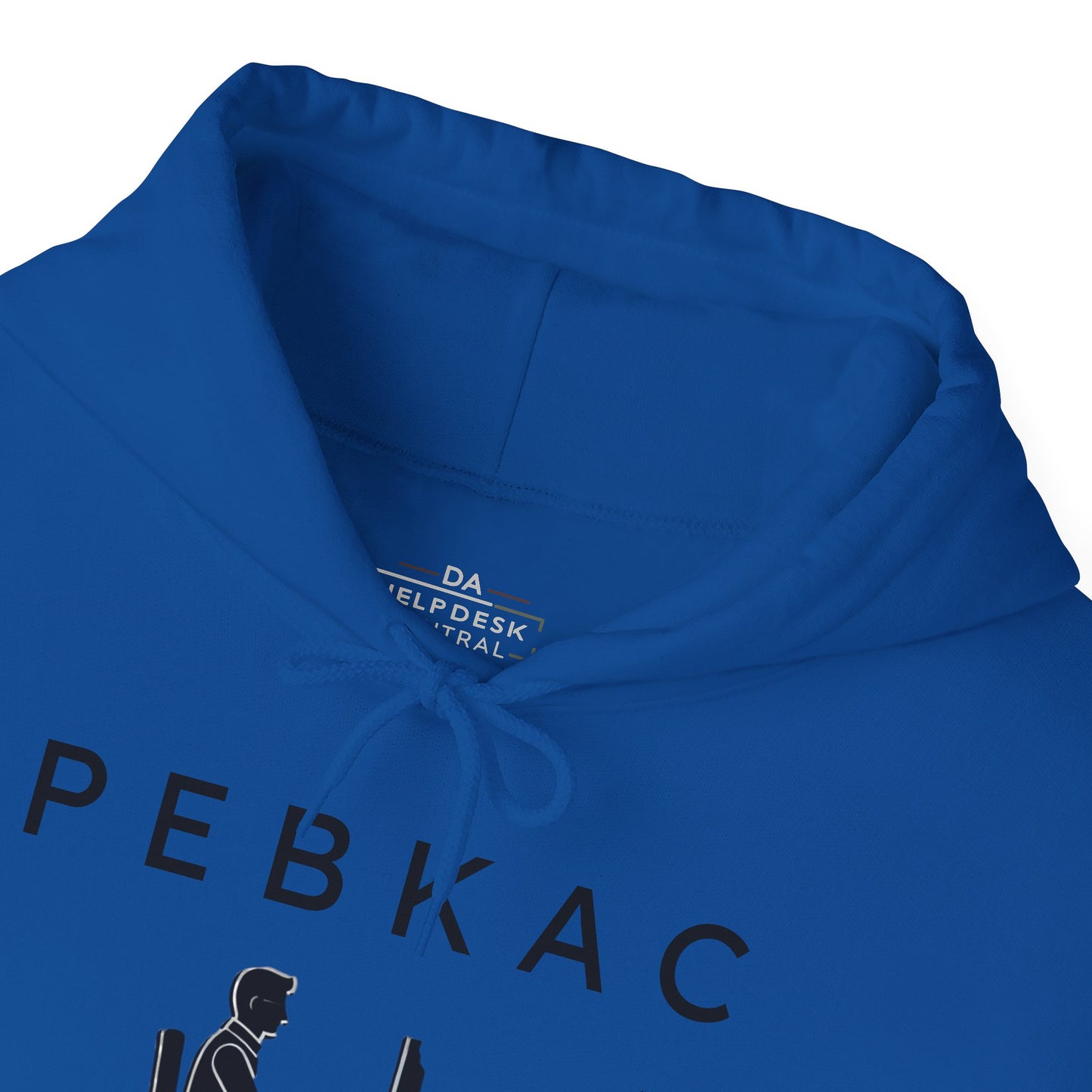 PEBKAC Unisex Hoodie with Gamer Design - Perfect Gift for Tech Lovers
