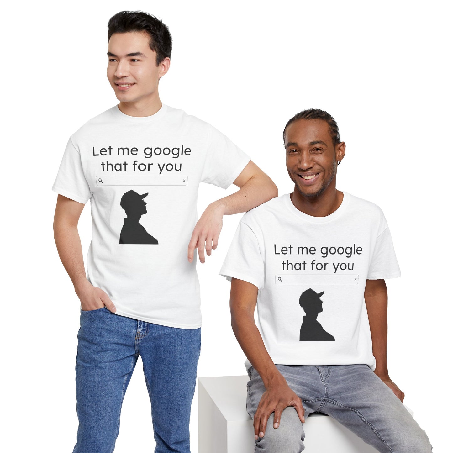 LMGTFY Unisex Heavy Cotton Tee - Perfect gift for Your Witty Friend