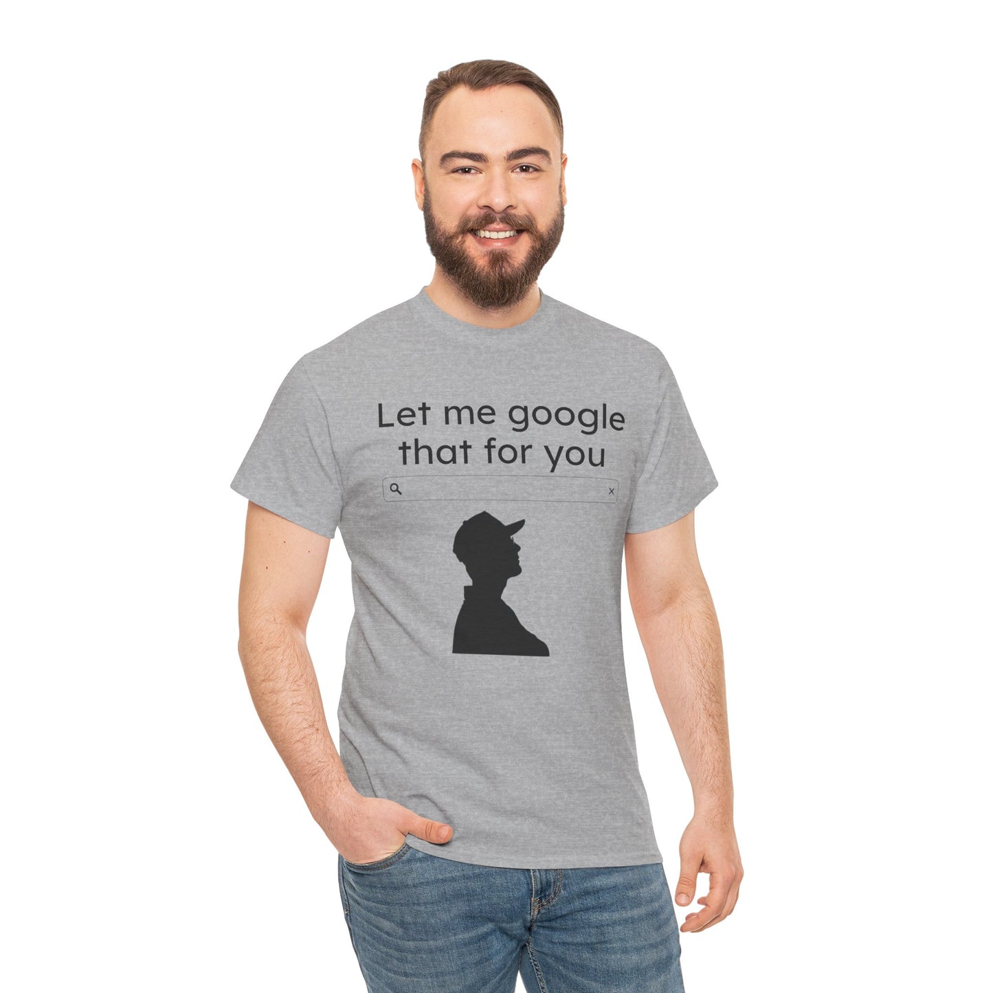LMGTFY Unisex Heavy Cotton Tee - Perfect gift for Your Witty Friend