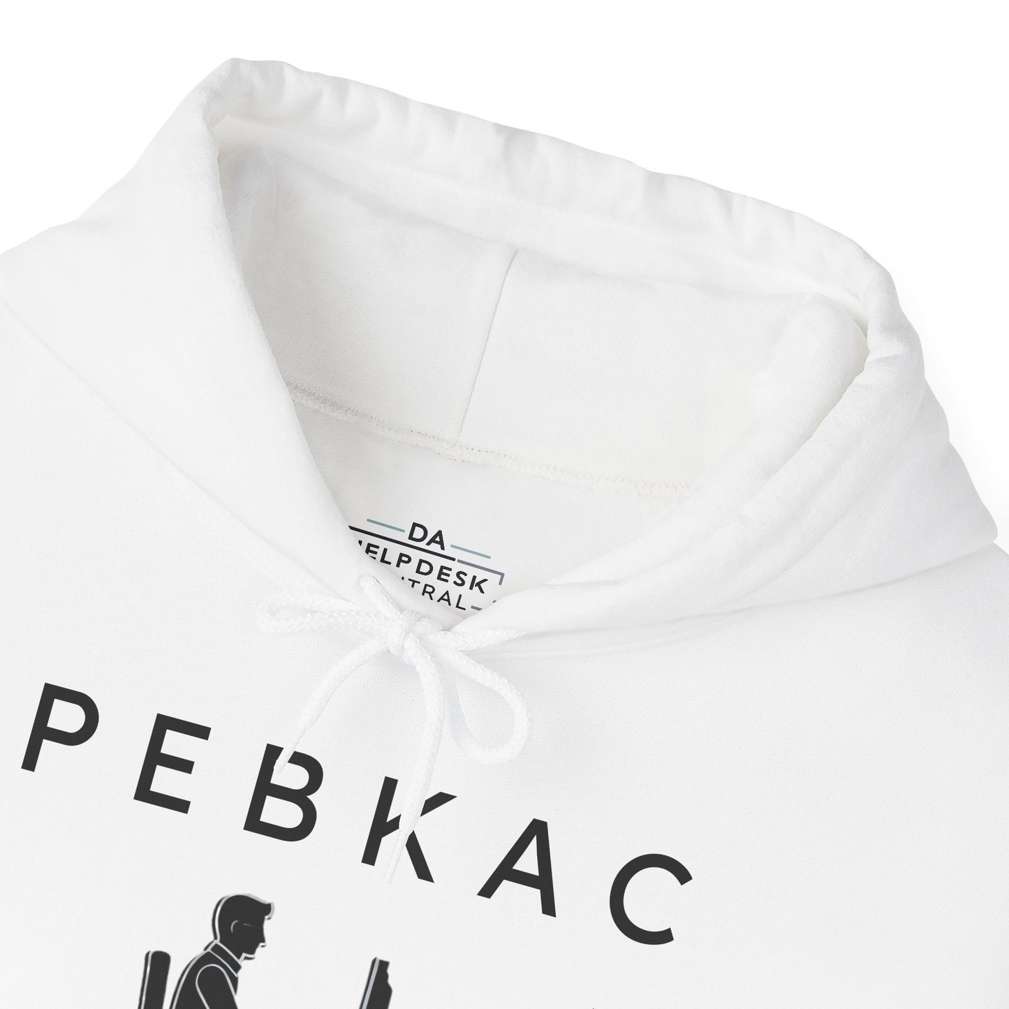 PEBKAC Unisex Hoodie with Gamer Design - Perfect Gift for Tech Lovers