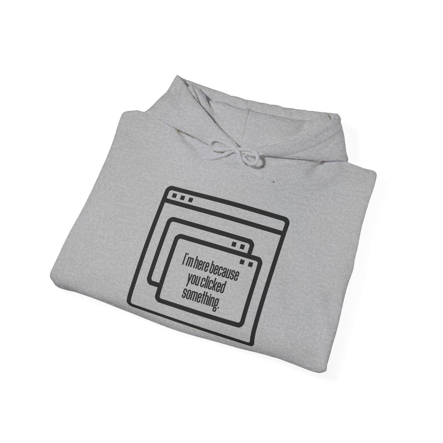 Clicked Unisex Hoodie with Gamer Design - Perfect Gift for Tech Lovers