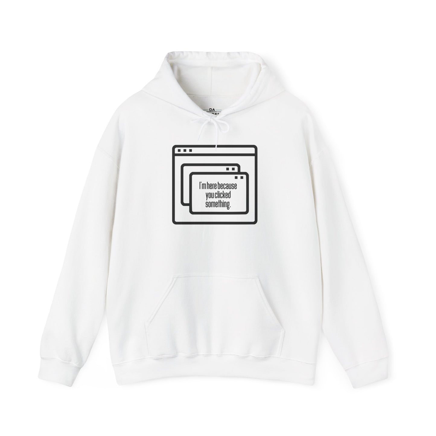 Clicked Unisex Hoodie with Gamer Design - Perfect Gift for Tech Lovers