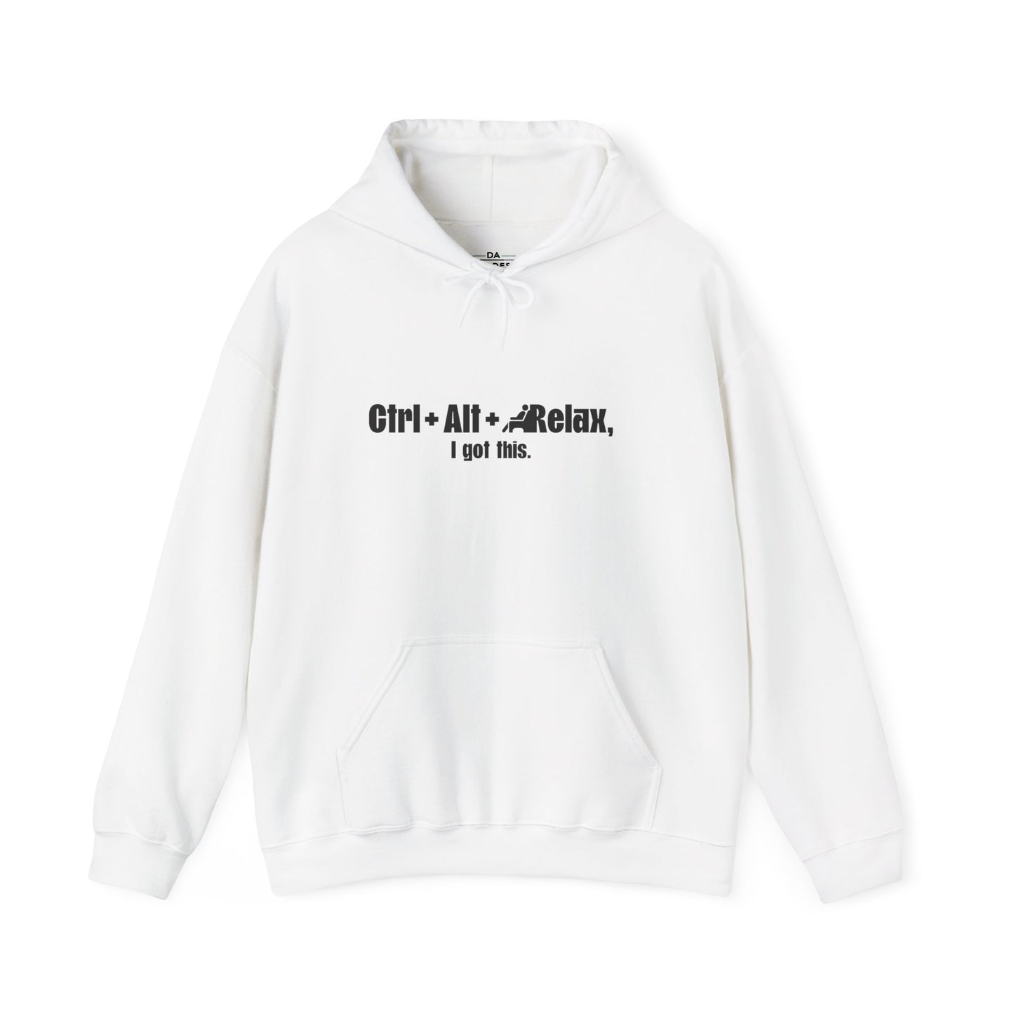 CTRL + ALT + RELAX Unisex Hoodie - Perfect Gift for Tech Lovers