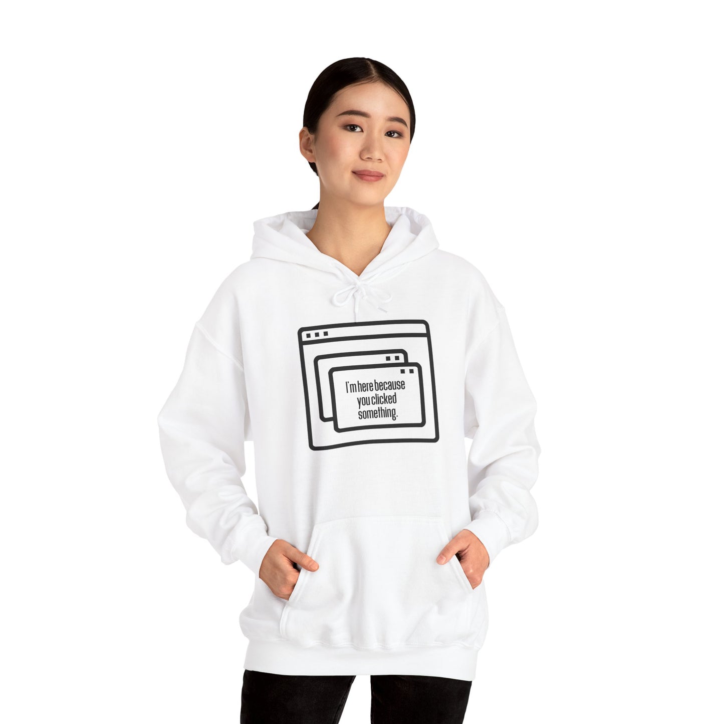 Clicked Unisex Hoodie with Gamer Design - Perfect Gift for Tech Lovers