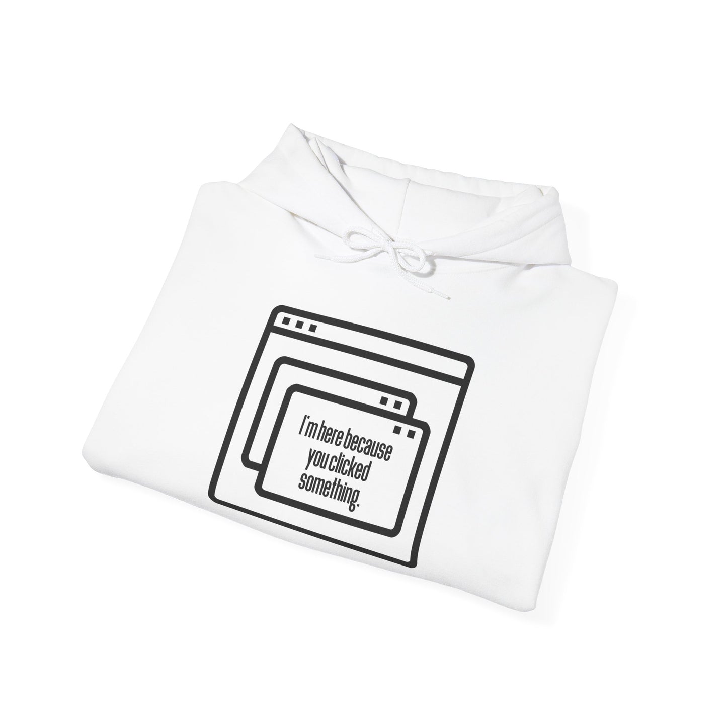 Clicked Unisex Hoodie with Gamer Design - Perfect Gift for Tech Lovers