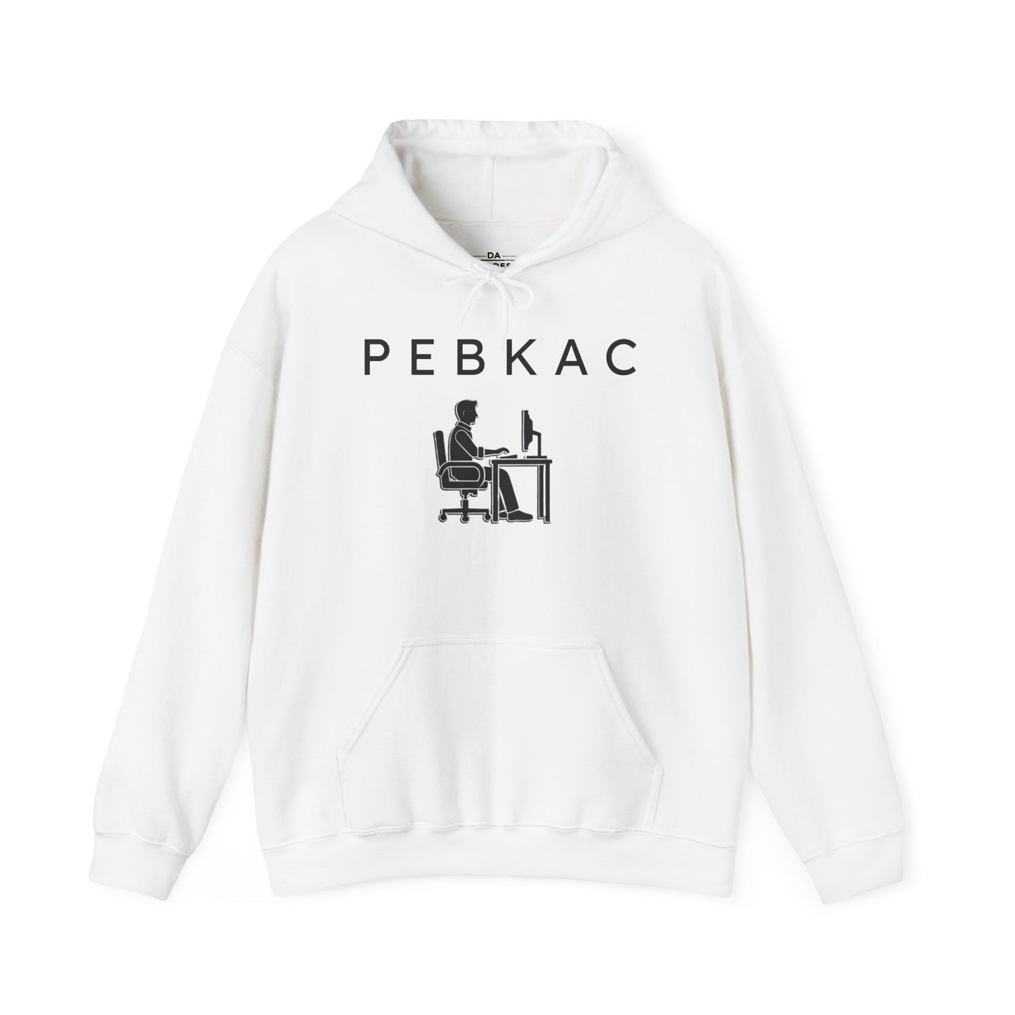 PEBKAC Unisex Hoodie with Gamer Design - Perfect Gift for Tech Lovers