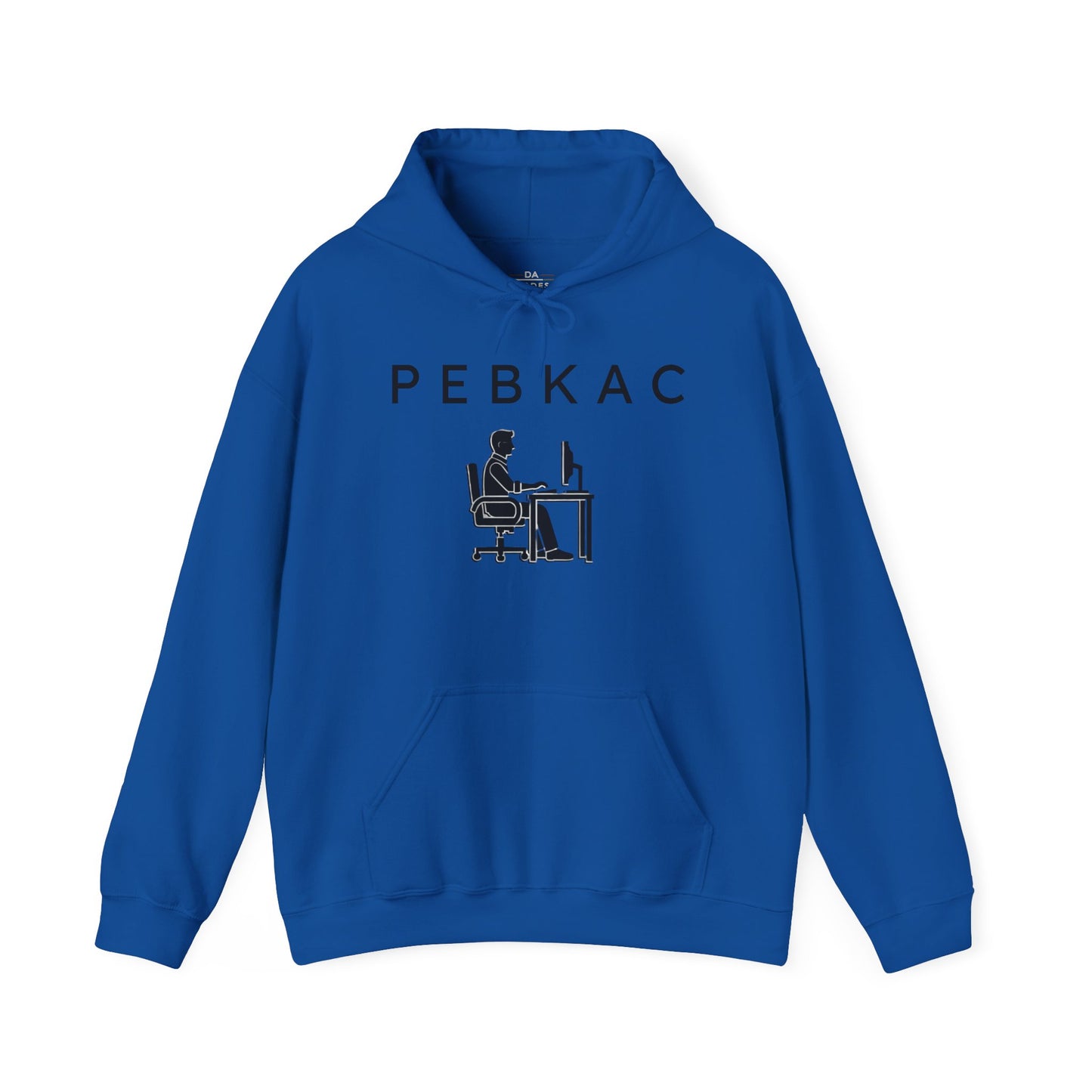 PEBKAC Unisex Hoodie with Gamer Design - Perfect Gift for Tech Lovers