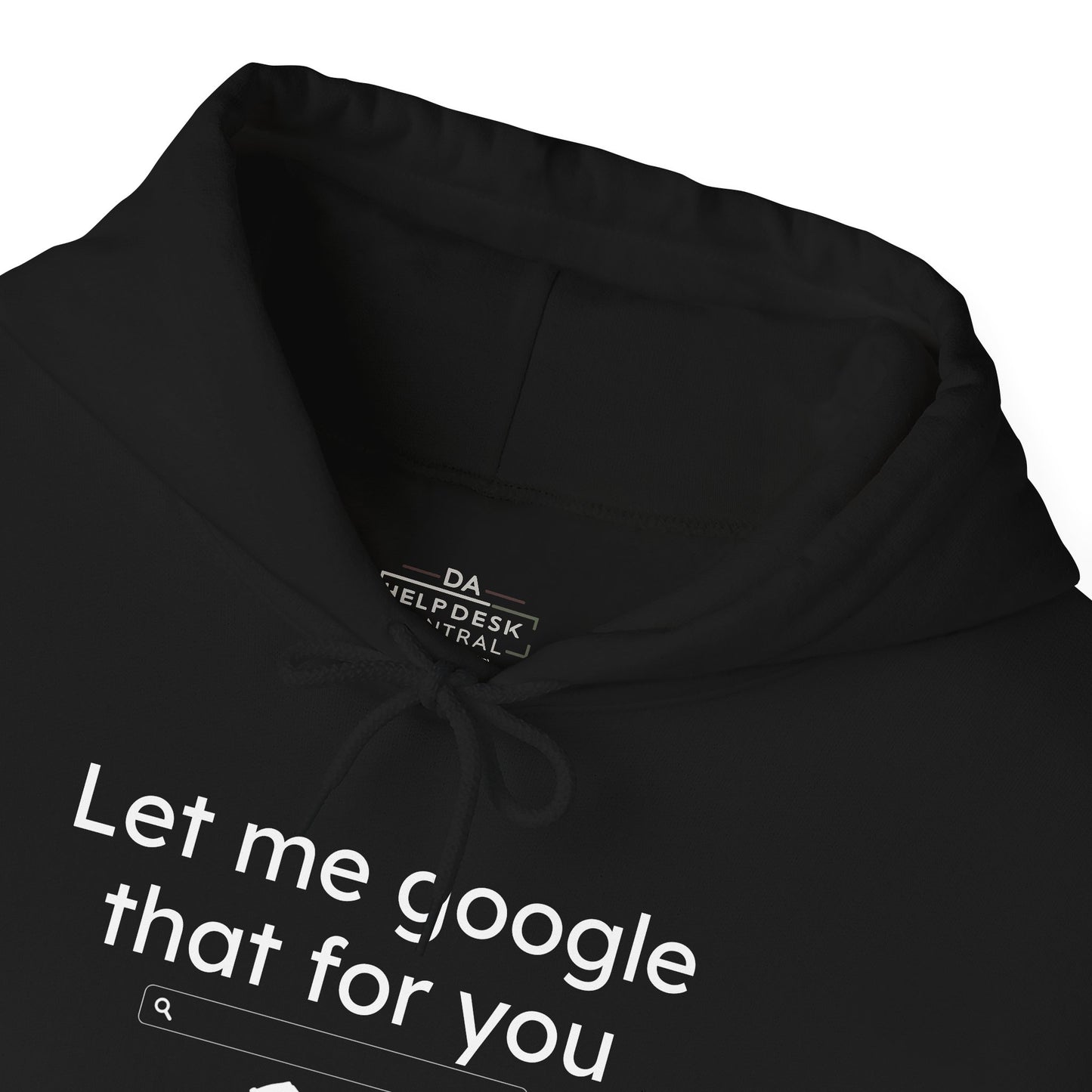 Black - LMGTFY Unisex Hoodie - Perfect Gift for Tech Lovers