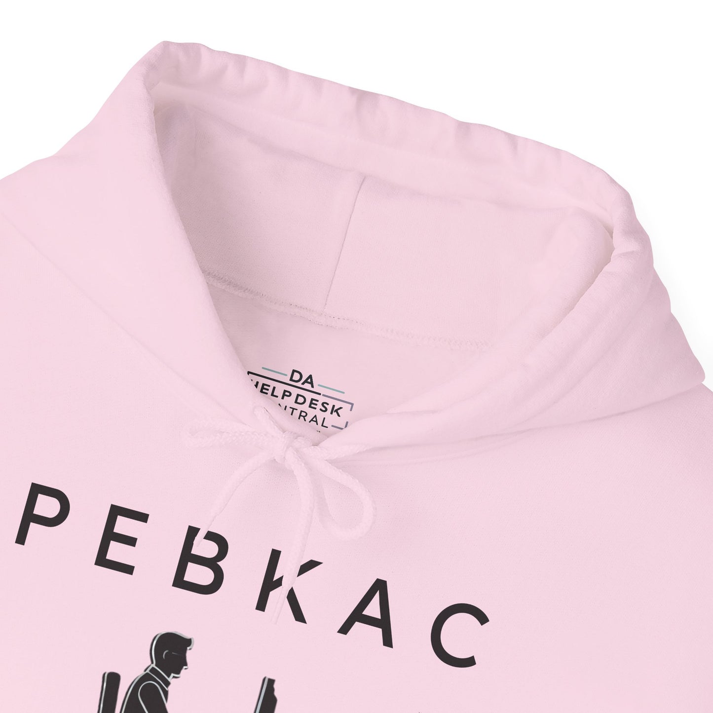 PEBKAC Unisex Hoodie with Gamer Design - Perfect Gift for Tech Lovers