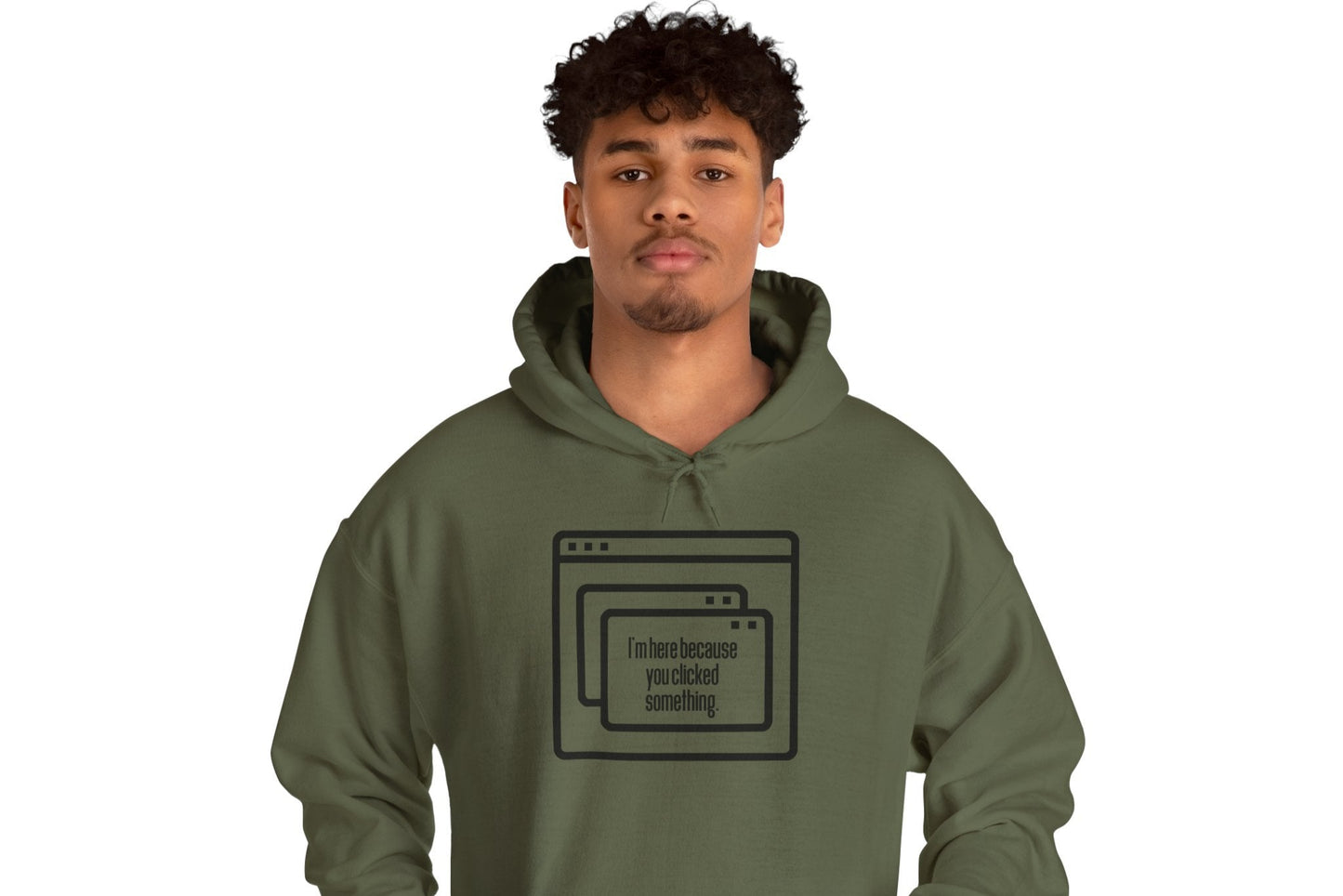 Clicked Unisex Hoodie with Gamer Design - Perfect Gift for Tech Lovers