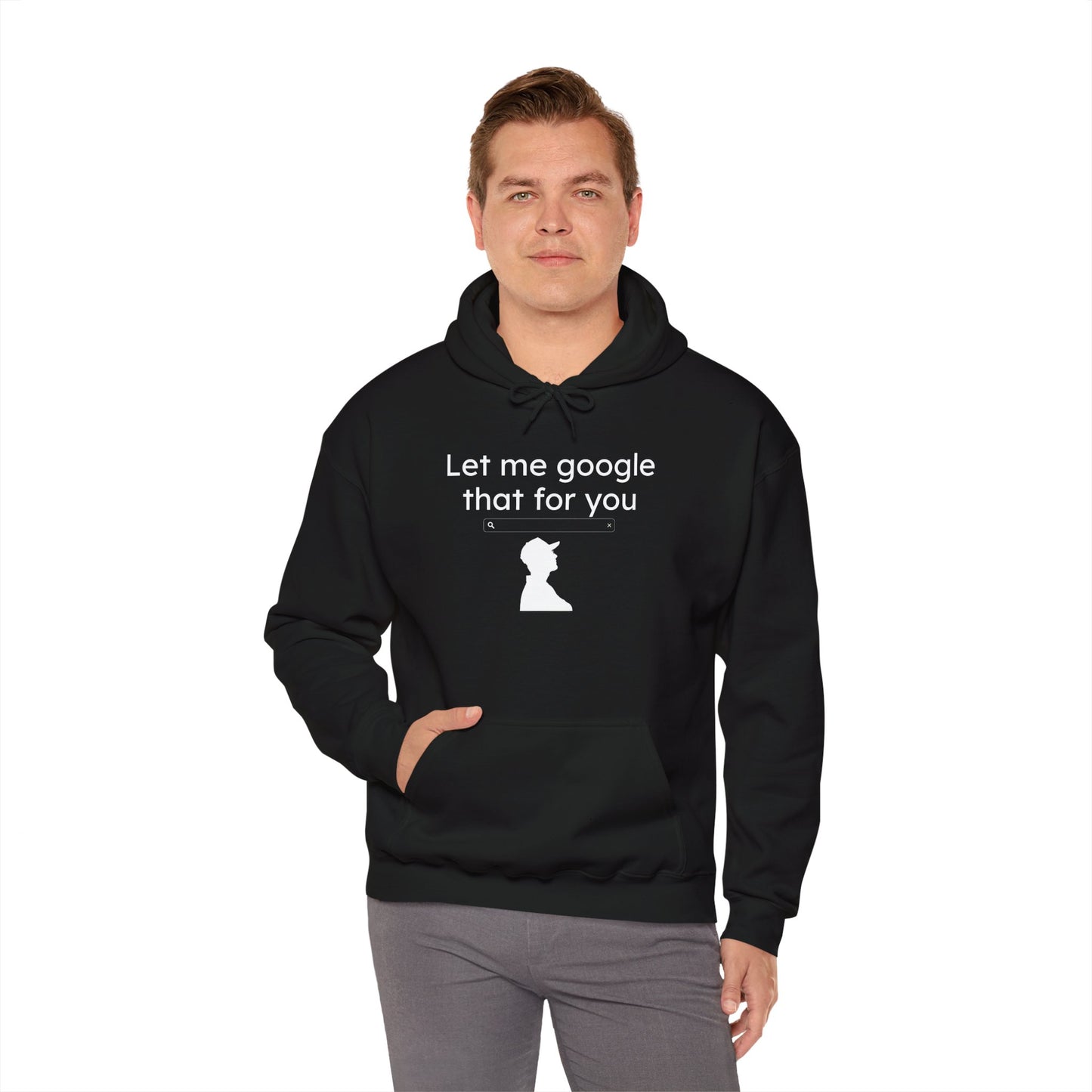 Black - LMGTFY Unisex Hoodie - Perfect Gift for Tech Lovers