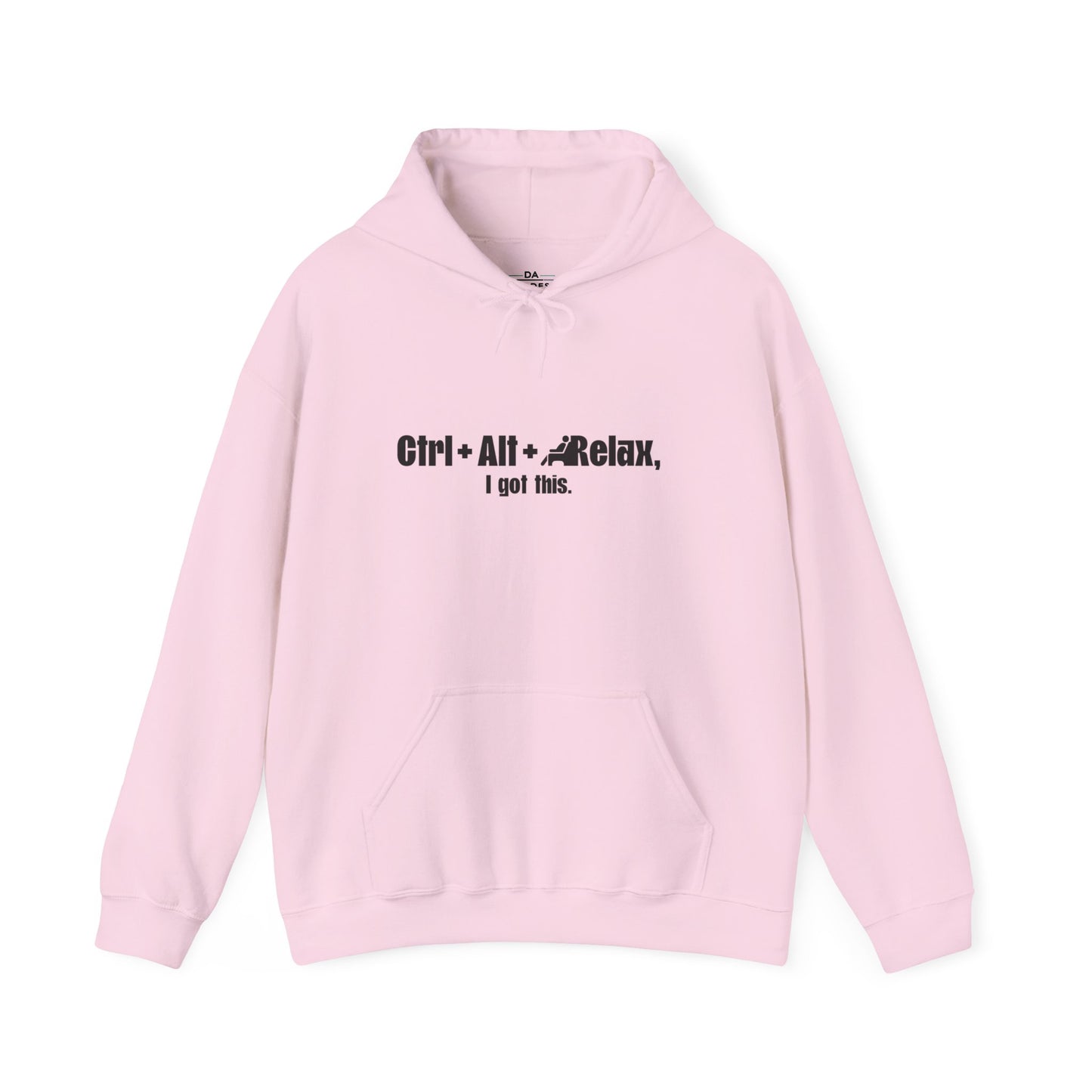 CTRL + ALT + RELAX Unisex Hoodie - Perfect Gift for Tech Lovers