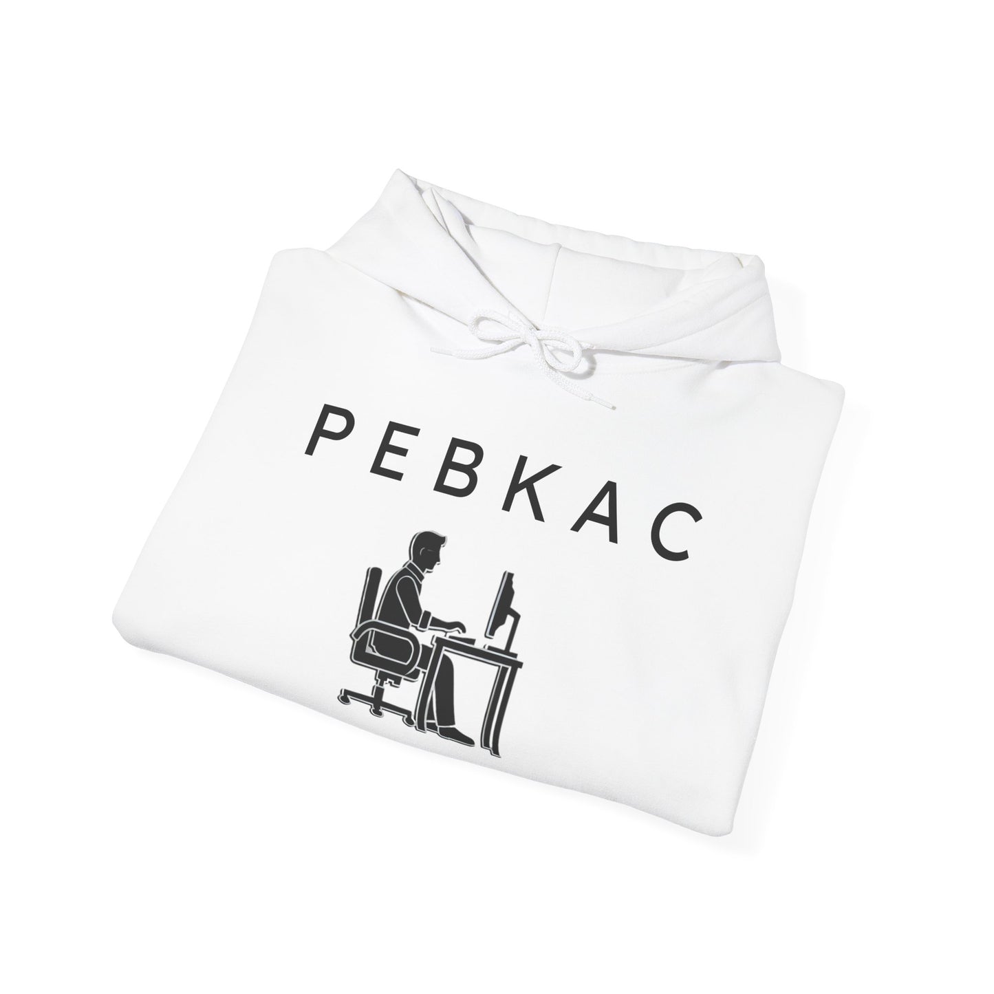 PEBKAC Unisex Hoodie with Gamer Design - Perfect Gift for Tech Lovers