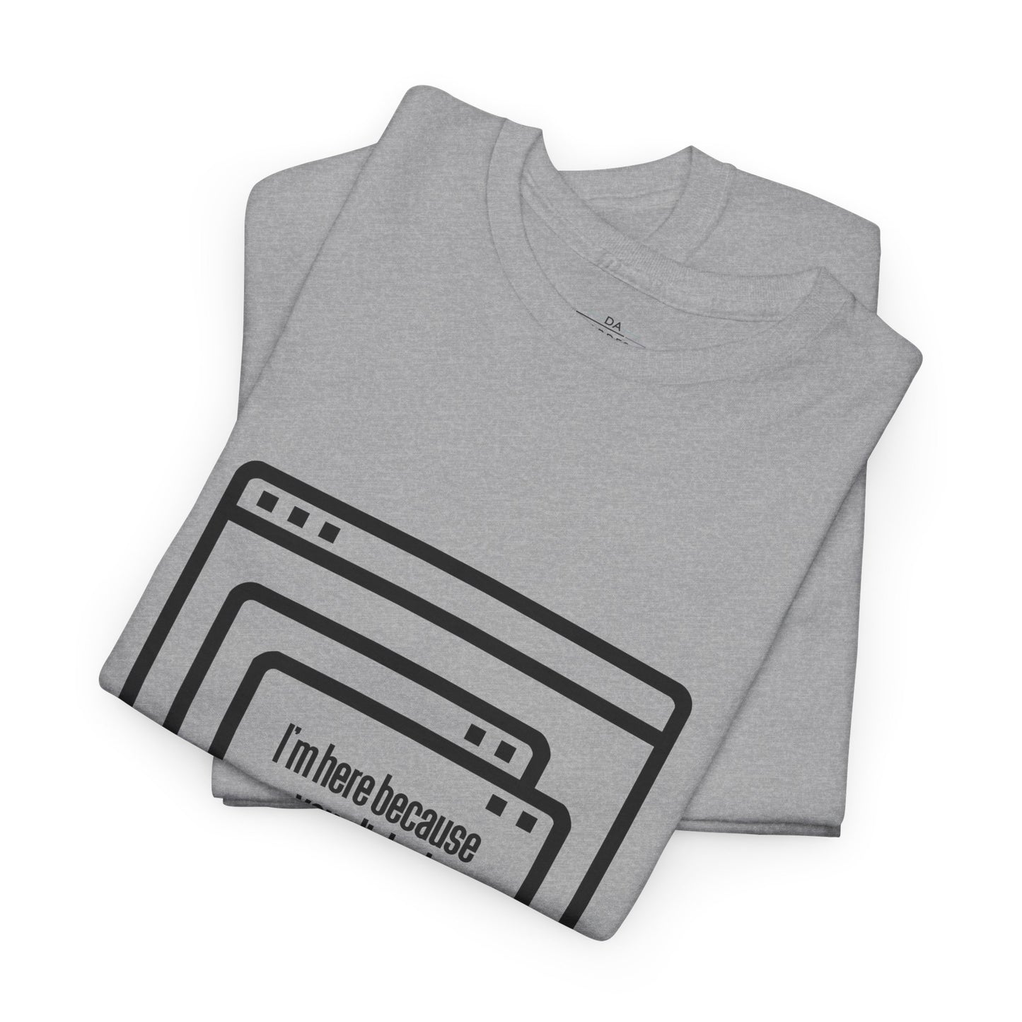 Clicked Unisex Heavy Cotton Tee - Perfect gift for IT Professionals