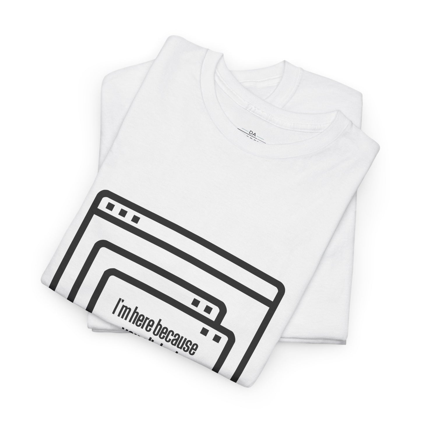 Clicked Unisex Heavy Cotton Tee - Perfect gift for IT Professionals