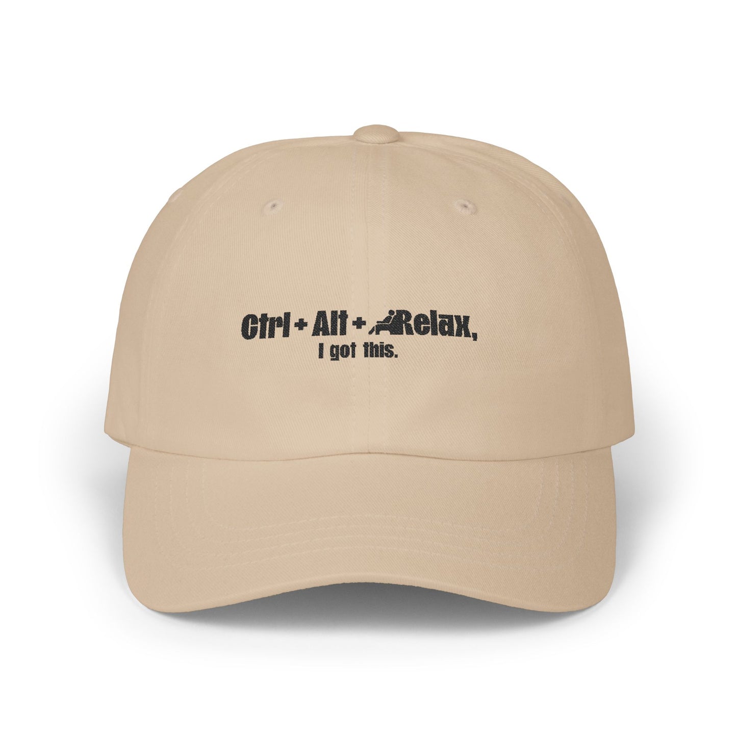 Dad Cap - 'Ctrl + Alt + Relax, I Got This' Text Design