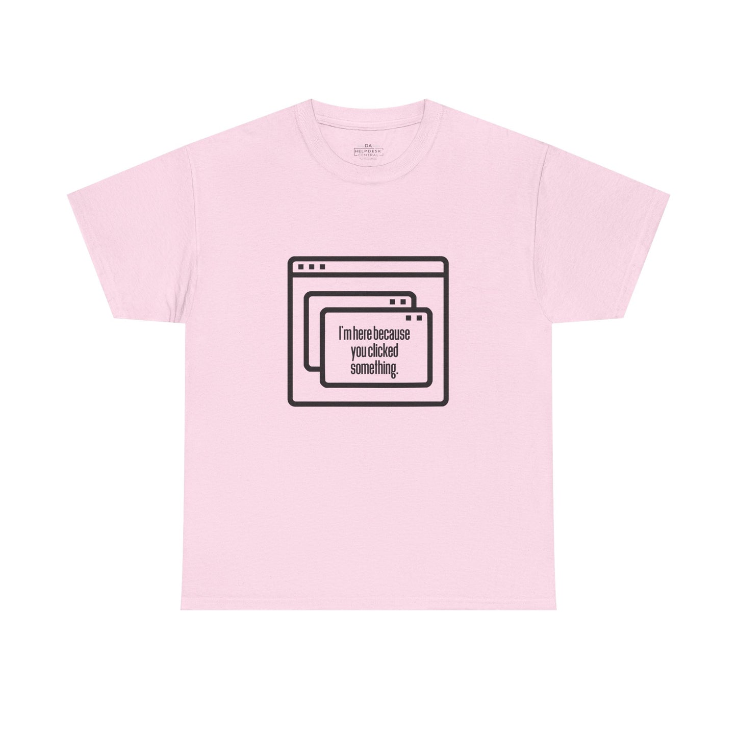 Clicked Unisex Heavy Cotton Tee - Perfect gift for IT Professionals