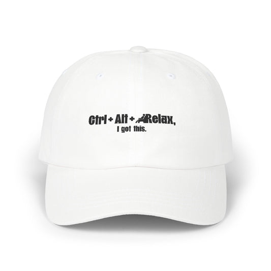 Dad Cap - 'Ctrl + Alt + Relax, I Got This' Text Design