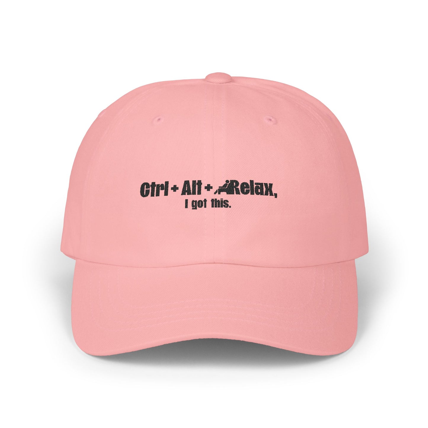 Dad Cap - 'Ctrl + Alt + Relax, I Got This' Text Design