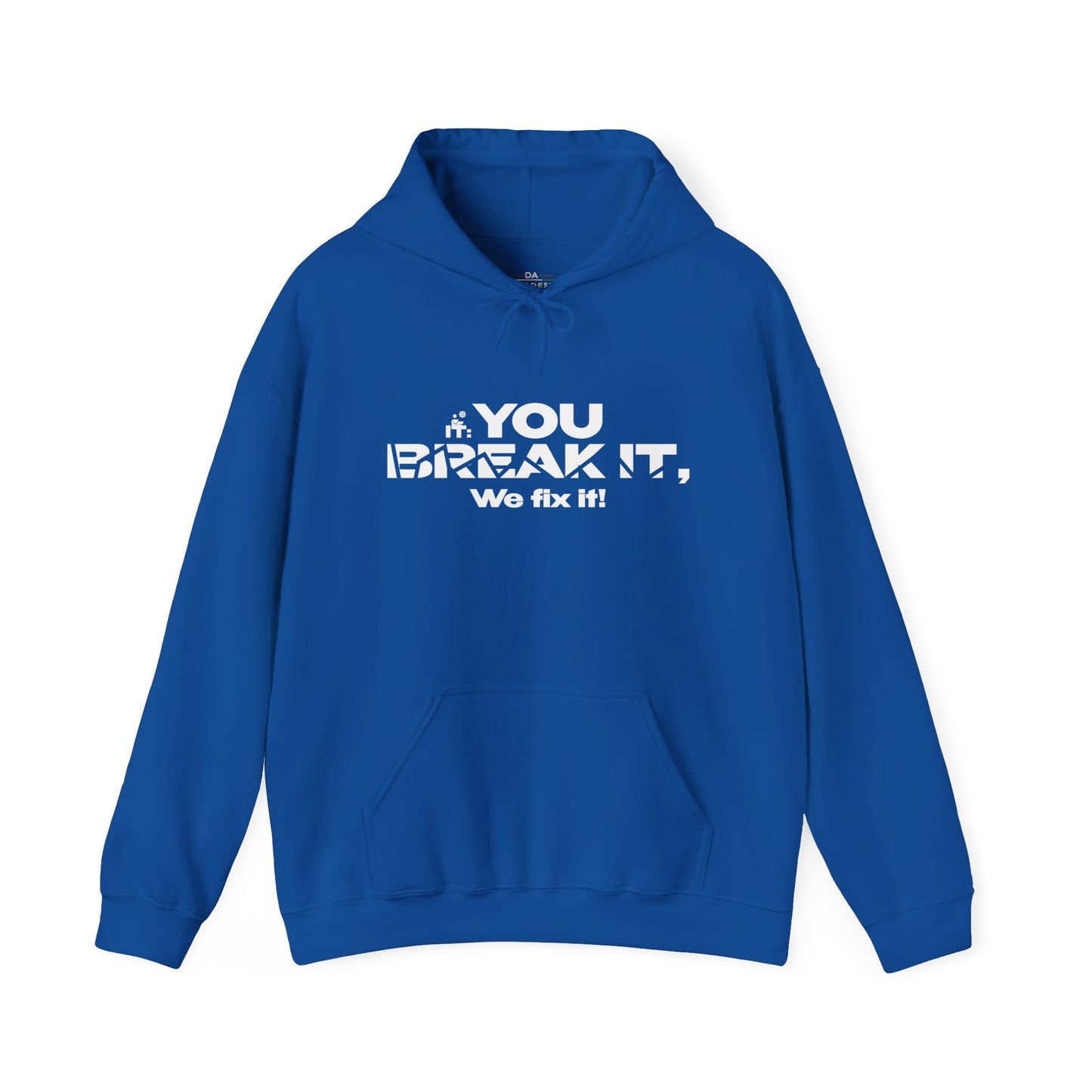 Black - BreakFix Unisex Hoodie - Perfect Gift for Tech Lovers
