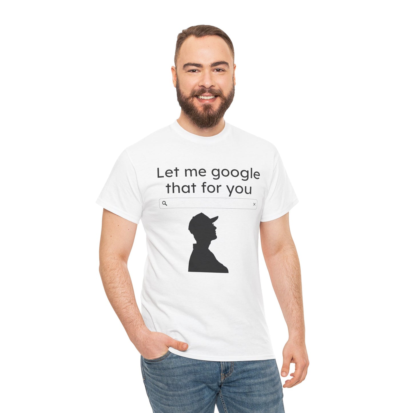 LMGTFY Unisex Heavy Cotton Tee - Perfect gift for Your Witty Friend